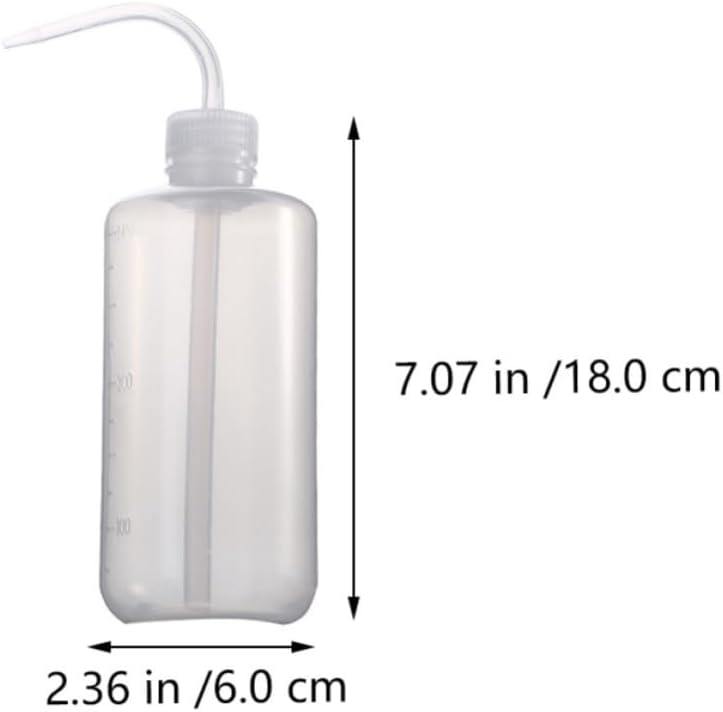 Abaodam 2pcs White Plastic Bird Cage Water Bottles 500ml Each, Easy to Hold and Convenient to Carry, Suitable for Parrots and Bird Pets, Cage Accessory for Pet Water Supply