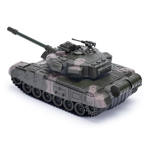 RC Panzer im Maßstab 1:20 – 2,4GHz ferngesteuertes Militärspielzeug mit realistischen Geräuschen & Lichtern, Kinder & Erwachsene