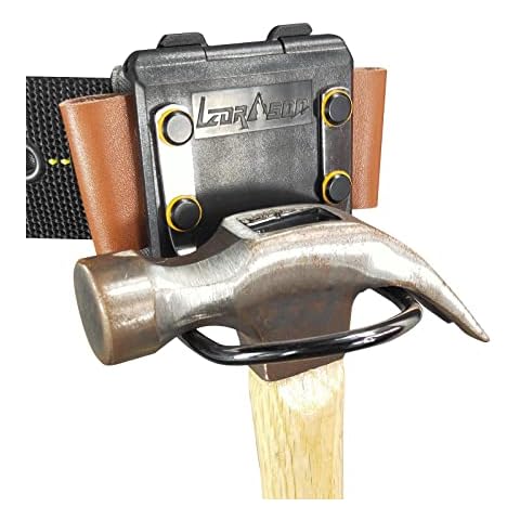 Hammer Holder, Hammer Holder for Tool Belt, Axe Holder Hatchet Holster, Cordless Drill Holster with Leather Knife Pen Holder. Cover
