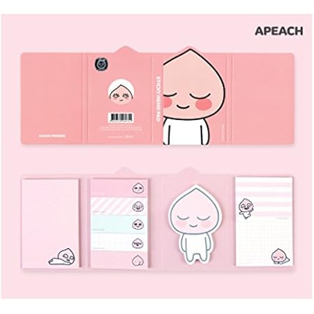 Amazon 公式カカオフレンズ New 4段メモ付箋 ネオ Neo 付箋 文房具 オフィス用品