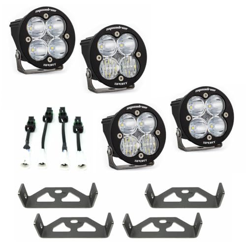 Baja Designs Squadron-R Sport LED Headlight Kit for Yamaha YXZ 2016-2025
