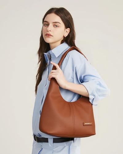 Image of NEWBELLA Small Shoulder Bags for Women - Trendy Underarm Purse & Crossbody Handbag for Daily Commute & Evening