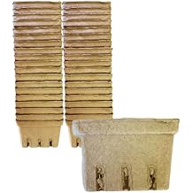 Pint Berry Baskets Pulp Fiber, 4 x 2.75 inches, Natural Color 100