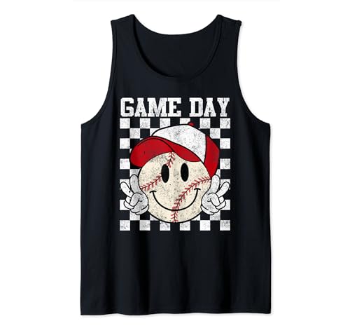 Game Day Vibes Baseball Shirt Girls Mother's Baseball Life Tank Top