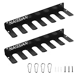 Naissian Baseball Bat Rack Display for Storage Holder Hanging Organizer Bat Rack Holder X2 for 10 Ba