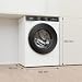 Gorenje W5G684A3T1 Waschmaschine mit Dampffunktion /8 KG /1400 U-Min/ConnectLife /15 Programme/UltraClean/Totaler AquaStop/SteamTech /30% besser als Energieeffizienzklasse A/Weiß