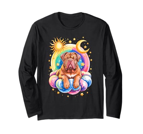 Rainbow Clouds Dogue De Bordeaux Mastiff Bordeauxdog Manga Larga