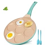 Mini Pancake Griddle,Pancake Pan for Kids Nonstick Pancake Griddle Pan Round Pancake Maker Breakfast...