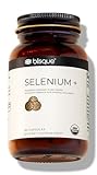 Blisque - Organic Selenium for Thyroid Support, Immune System, and Heart Health | with Organic Mustard Seeds | Authentic and Natural | 90 Capsules