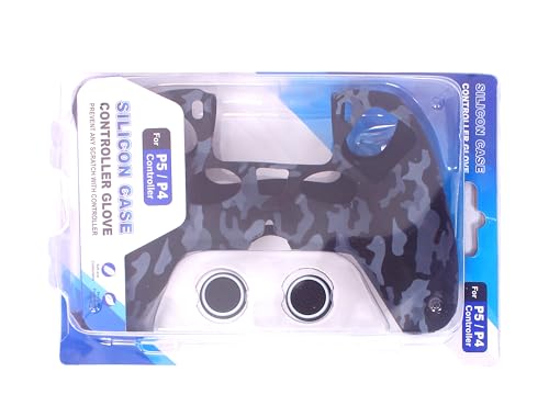 Image of New World Silicone Cover Case for PS5 Controller, for PS5 Controller Skin Anti Slip Protective Case Sleeve for PS5 Controller with Thumbgrips Free -Army