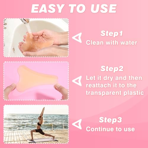 Image of Camel Toe Concealer - 4 Pack Reusable Camel Toe Silicone Prevention Underwear for Women, Anti Camel Toe Guard Stopper for Yoga Activewear (Skin color 4pack)