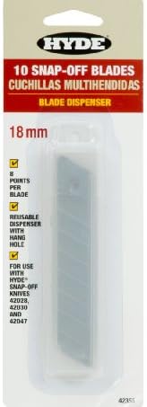 Hyde Tools 42355 Snap-Off 10-Blade Dispenser, 18mm