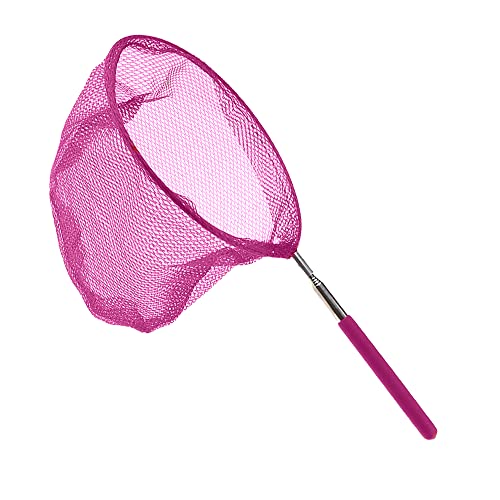D.A.Y. Republic 27 Kids Extendable Fishing Net Bug Insect Fish Crab Catcher Toy Age 3+ with Telescopic Handle 3668cm (Pink)