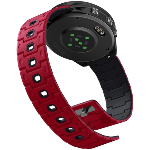 [Bandletic] �X�}�[�g�E�H�b�` �o���h-22mm �N�C�b�N�����[�X N54�}�O�l�b�g�� �V���R�� ���v�o���h Venu 4/3/2 45mm Vivoactive 5/4 45mm Forerunner 265/255/570 47mm amaz