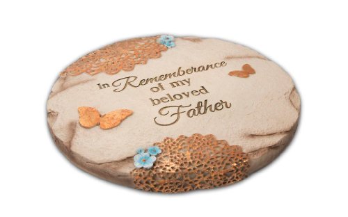 Pavilion Gift Company 19060 Light Your Way Memorial Garden Stone, 10-Inch, Beloved Father #TOP1