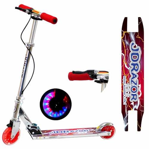 JD RAZOR �y �������[�J�[ �g���s�v�Ńv���[���g�ɍœK �z �L�b�N�{�[�h �q�� ���w�� (�������R����/�n���h �t�b�g �u���[�L�t��/���� LED �^�C��/�܂肽���� �R���p�N�g/�y�� & ��� / 2��) (�C�i�Y�}�� ���b�h)