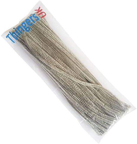 100 Brown Pipe Cleaners + Includes Packet of Red Pompoms