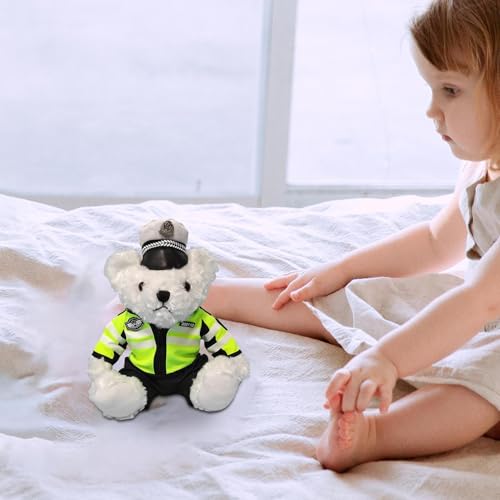 Ours en peluche doux avec robe le cadeau de naissance idéal