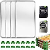 Metal Trays for Harvest Right Freeze Dryer, Compatible with Harvest Right Freeze Dryer Small Trays (4 Pcs...
