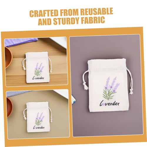 Cabilock 5 bolsas de saco de lavanda con cierre miniatura 3