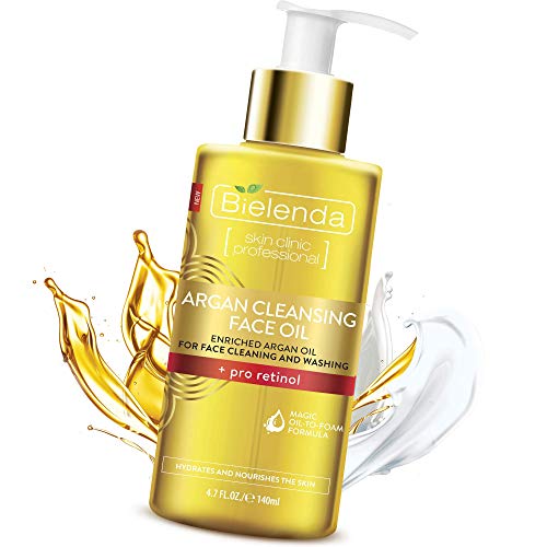 BIELENDA ARGANÖL Gesichtsreinigung geadelt Arganöl zu reinigen und waschen Sie Ihr Gesicht + Pro-Retinol