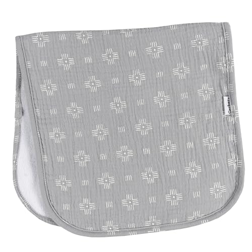 Gerber Baby Unisex Muslin Burp Cloths 5-Pack, Multi Teal Dots, Large Size 20" x 10" by Gerber - Image 6