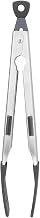 Yosoo Tongs For Cooking, Thickened 304 Stainless Steel Anti Slip Kitchen Tongs Grill Tongs Food Tong for Restaurant Kitchen Baking (Black)
