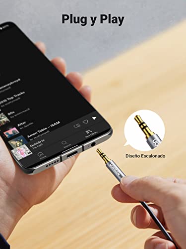 Miniatura 6 de Ugreen Adaptador Para Dos Auriculares Hifi Estéreo Cable Divisor De Audio 20cm Duplicador Jack 3.5 Mm 1 Macho A 2 Hembra Minijack Y Splitter Para Auriculares Altavoces Tablet Móvil Mp3