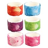 Pour les objets : la base fine du ruban décoratif floral permet d’utiliser du ruban imprimé sur des objets délicats comme des carnets, préservant ainsi des surfaces lisses et attrayantes. ruban adhésif décoratif (washi tape) pour les loisirs créatifs