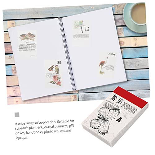 SEWACC 2 Conjuntos Material De Papel De Material De Scrapbooking Papel Suprimentos De Diário Vintage