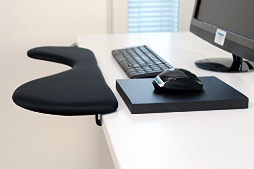 Ergonomiczna podpórka pod podłokietnik (TM) pod pachami komputera – lepsza niż podpórka pod nadgarstek do klawiatury – dobrze współpracuje z ergonomiczną klawiaturą i myszą