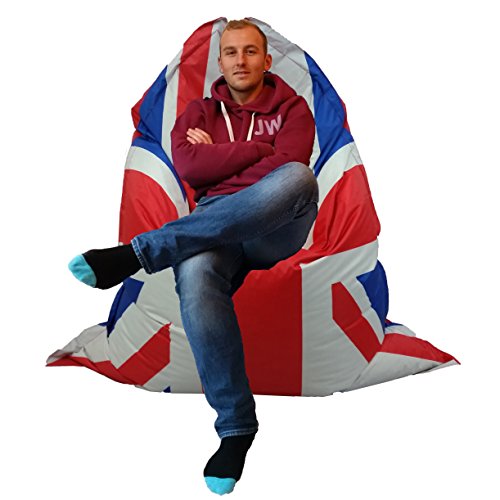 Home and Garden Products Large Bean Bag Giant indoor/Outdoor Beanbag XXXL Union jack Waterproof Cushion
