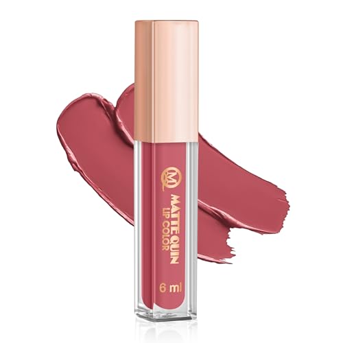 Image of Matte Quin Lip Color| Matte Texture|Long Wear |Smudge Proof |Waterproof-6ml (MQ Flat-205)