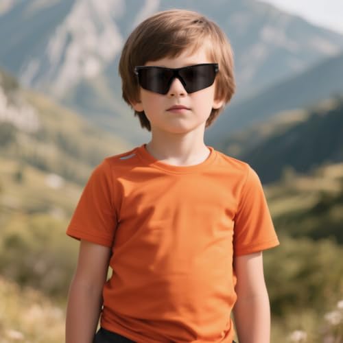 Image of FEISEDY Kids Polarized Sports Sunglasses, TR90 UV400 Baseball Cycling