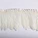 AWAYTR Duck Goose Feather Trim Fringe 2 Yards (White)