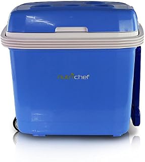 NutriChef Portable Electric Cooler Fridge / Food Warmer, 35 Can - 32L Capacity