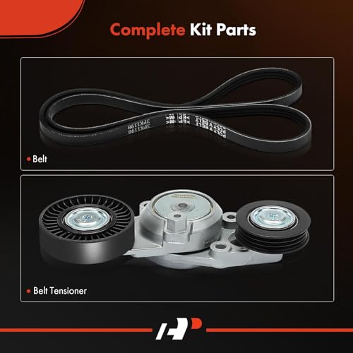 A-Premium Engine Serpentine Belt Drive Kit with Tensioner Compatible with Toyota Camry 2010-2011 2.5L by A-Premium - Used condition - Image 2