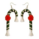 ★ Tamaño: pendientes de árbol de Navidad: 9 x 3,8 cm / 3,54 x 1,5 pulgadas; Pendientes de Papá Noel: 10 x 5,5 cm / 3,94 x 2,17 pulgadas; Anillos de tubo de Navidad 10,5 * 4 cm / 4,1 x 1,57 pulgadas; también son aptas para el uso diario. El exquisito diseño nunca pasará de moda.