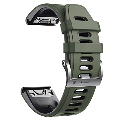 Pulsera de silicona de 26mm para Garmin Enduro correa que evita caidas con cierre de seguridad