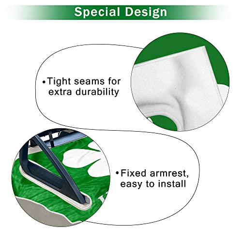 Yokyhom Golf Cart Seat Covers, Soft Golf Cart Seat Towel/Blanket (Lucky Clover), Made Of 100% Microfiber, Easy Install And Clean, Protect Your Golf Car Seat And Suitable For All Seasons #TOP3