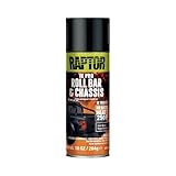 RAPTOR 1K Roll Bar & Chassis, Automotive Spray Paint, Professional Grade, Durable Finish, Easy-To-Use, Satin Black, 10 oz