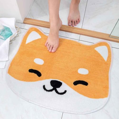 Alfombrilla de baño Yardwe súper absorbente de microfibra suave con base antideslizante para hogar 3