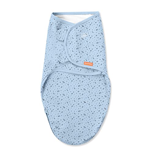 SwaddleMe Easy Change Pucktuch in Größe Small/Medium, für 0-3 Monate, 3-6kg, bis zu 66cm lang, 1-Pack Baby Pucktuch mit Easy Change Reißverschluss