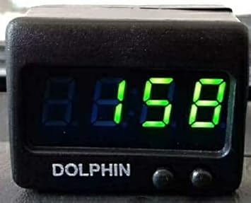 Dolphin car accessories Digital Micro Universal LED Smallest Car Clock