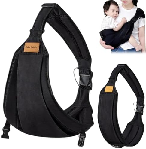 Babytragetuch,Kleinkind Trage Seitlich,Verstellbare Schulter Babytrage,Hüfttrage Kleinkind,Elastisches Baby Tragetuch,Multifunktionale Tragegurt Baby für Babys von 6 bis 36 Monaten