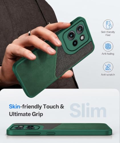 Image of Jkobi Back Cover Case for Motorola Moto Edge 50 Neo (Dual PU Leather Stitch | Professional Minimalist | Soft and Flexible)