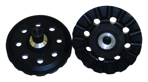 Get Popular Offer 3M Roloc D/F Cool Running Disc Pad TS and TSM 28580, 4" Diameter, 8 Holes, Black (Pack of 5)