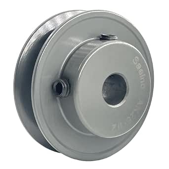 Puleggia A Scanalatura Singola In Ghisa - Diametro 2,5", Foro 5/8", Per Macchine Agricole