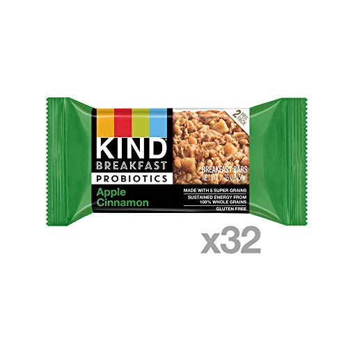 KIND Breakfast Probiotic Bars, Apple Cinnamon, 1.76 Ounce (Pack of 32) - Thumbnail 2