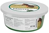 mymin Leckmasse Pferd mit Kräutern – Mineral-Leckmasse für Pferde mit Vitaminen, Biotin & Kräutermix | Für Stoffwechsel, Atemwege & Hufe | Getreidefrei, mit Melasse | 10 kg Leckschale